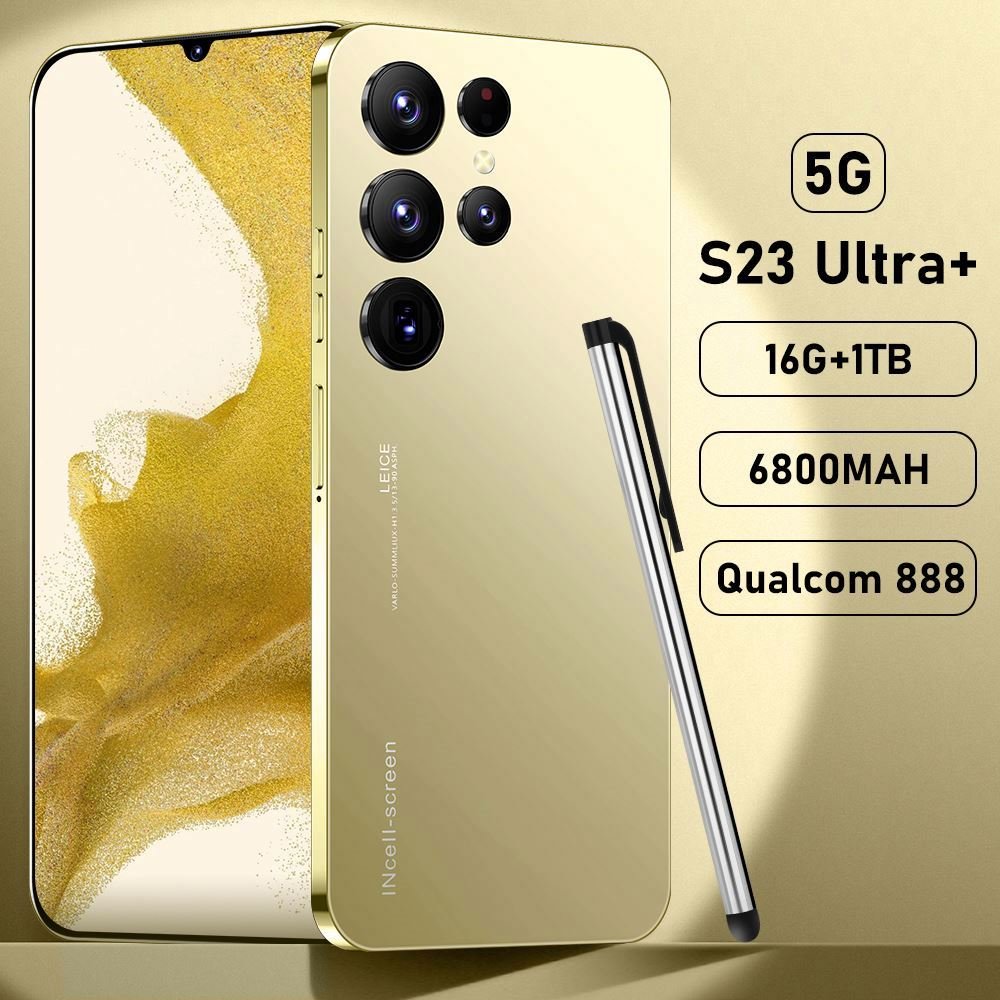 South America Best Sell 2024 Low Price S23 Ultra AI Smart Phone Quick Charge Full Screen 3g 4g 5g AI Mobile Phone Drop Shipping